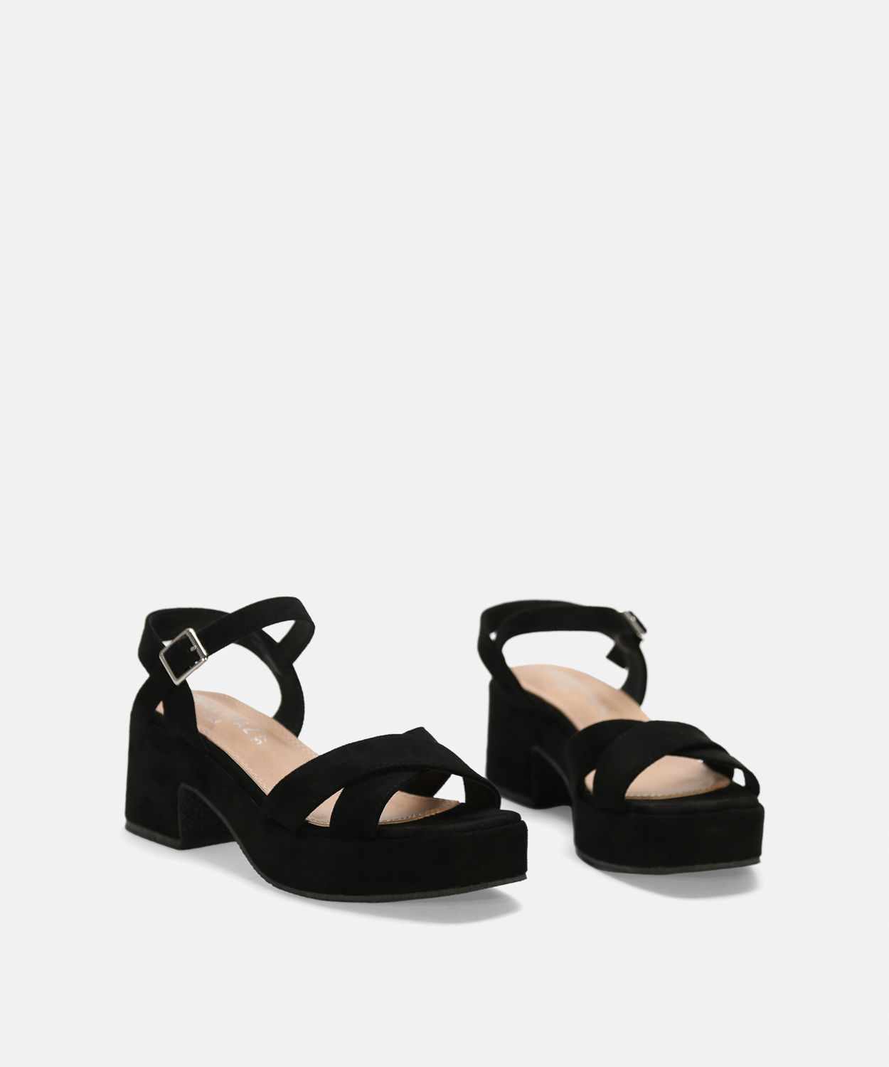 Sandalia plataforma tiras cruzadas  image number null